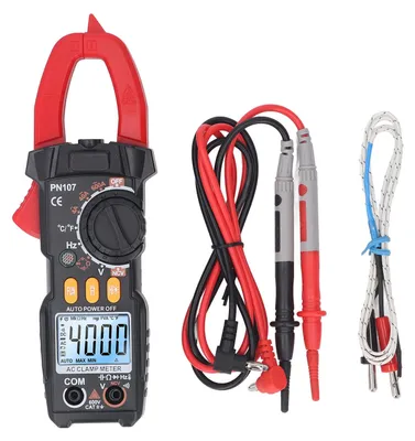 Obrázok produktu pre Digitálny multimeter s kliešťami, 600 V, 5999 počítadiel, napätie, prúd, odpor, kapacita