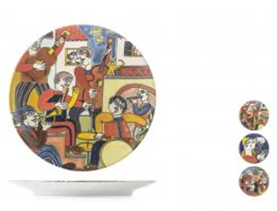 Immagine prodotto di H&H Set 6 Piatti Frutta Pablo Cm 20