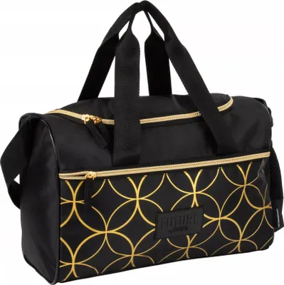 Immagine prodotto di BackUP 13L borsa sportiva da viaggio per piscina nera con motivi dorati GOLDIE