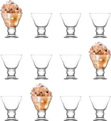 Produktbild von LAV Orion Glas-Eisbecher – 255 ml – 12 Stück