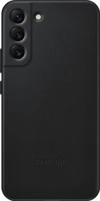 Obrázok produktu pre Samsung kožené puzdro z pravej kože Samsung Galaxy S22+ (S22 Plus) čierne (EF-VS906LBEGWW)