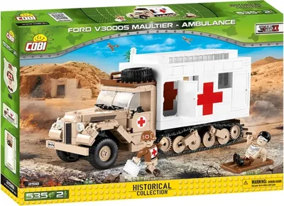 Produktbild von COBI 2518 Ford V3000S Maultier Krankenwagen - 525 Teile