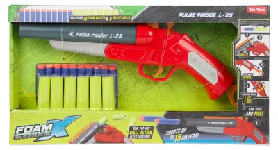 Productafbeelding van Toi-Toys schuimpistool Pulse Raider met kogels en pijltjes - speelgoed