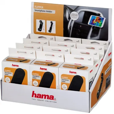 Zdjęcie produktu dla Hama 00135803, Telefon komórkowy/Smartfon, Uchwyt pasywny, Głowa, Czarny