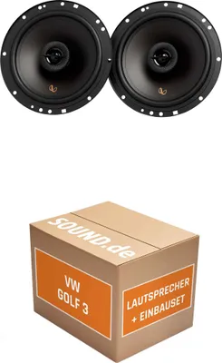 Produktbild von Lautsprecher Boxen Einbaupaket Armaturenbrett Infinity Alpha 603F passend für VW Golf 3 Kompakt + 4/5 türig | 480Watt