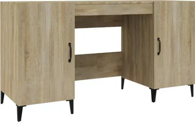 Obrázok produktu pre vidaXL Stôl Sonoma Dub 140x50x75 cm odvodený výrobok z dreva