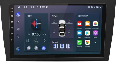 Image de Carplay android auto 2GB+64G Für Golf VI 2008-2012 9" Android13 Autoradio GPS Nav BT WIFI DAB+ SWC 4Core