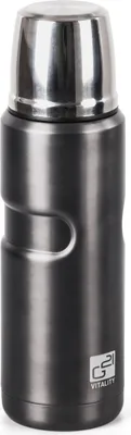 Zdjęcie produktu dla Butelka termiczna G21 do picia, 500 ml, szara