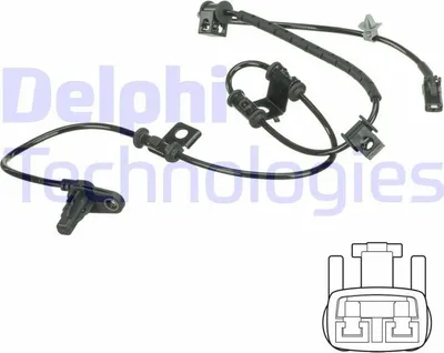 Produktbild von DELPHI ABS Sensor Raddrehzahl für KIA SPORTAGE (SL) SS20615