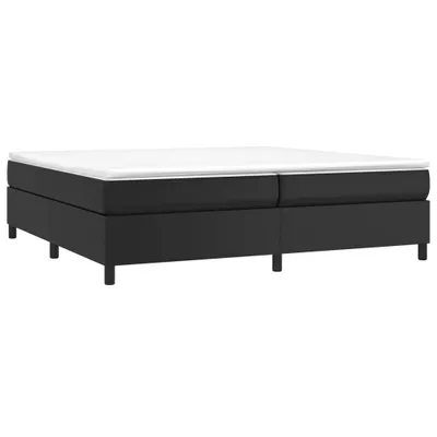 Obrázok produktu pre vidaXL Box spring bed frame black 200x200 cm Imitácia kože