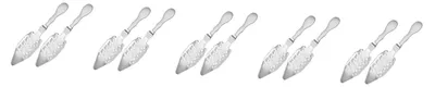 Productafbeelding van Solidchoice - Set van 10 Decoratieve Absintlepels van RVS