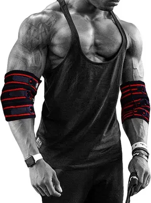 Immagine prodotto di Famanu Fascia per gomito, fascia compressiva per il sollevamento pesi - XL