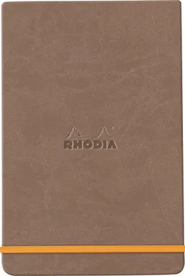 Produktbild von Rhodia Webnotepad 9x14 cm, 96 Bl liniert, mikroperforiert, 90g, Taupe 194347C
