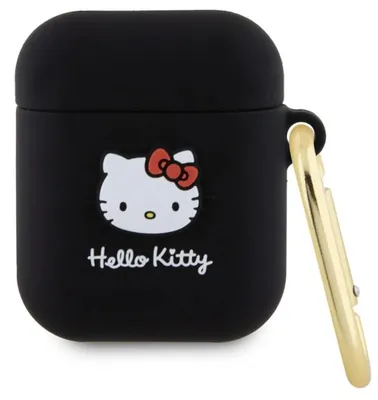 Immagine prodotto di Hello Kitty Hka23Dkhsk Airpods 1/2 Coverczarny/Nero Silicone 3D Kitty Head