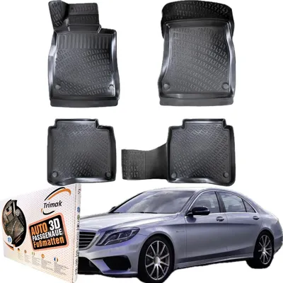 Produktbild von Trimak Autofußmatten kompatibel mit  Mercedes S Klasse W222 Kurz Version