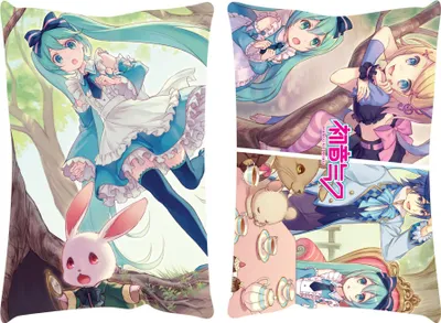 Produktbild von Hatsune Miku Kissen Miku in Wonderland 50 x 35 cm