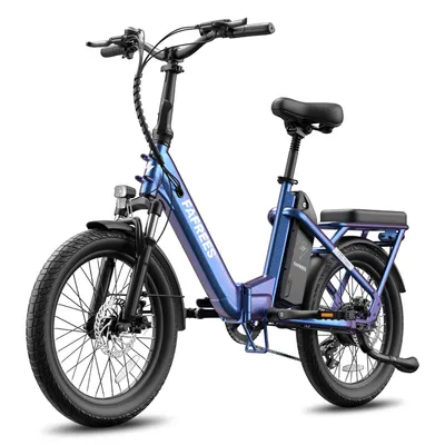 Produktbild von F20 Flex klappbares Stadt-Elektrofahrrad, 20 Zoll, 250W, 36V 20Ah, 25 km/h, 140 kg, blau