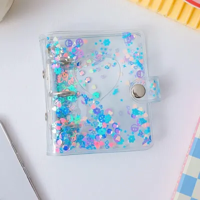 Productafbeelding van Mini Foto Album Kpop Kaart Houder met 20 Pockets in Blauw