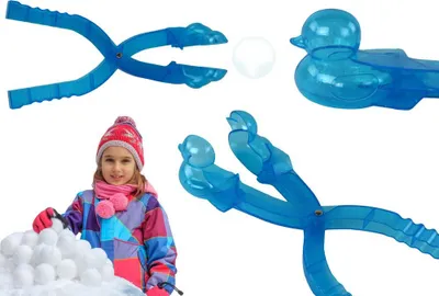 Produktbild von Schneeballpresse Ente Blau – Schneekugel Maschine
