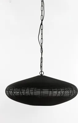 Zdjęcie produktu dla Light & Living - lampa wisząca - Bahoto - czarny - metal - E27 - 2978112