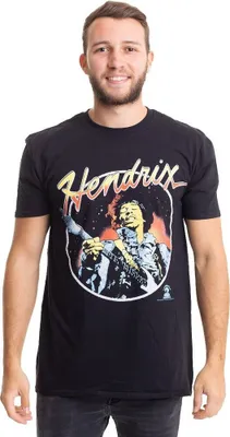 Produktbild von Jimi Hendrix - T-Shirt für Herren/Damen Uni RO4268 (XL) (Schwarz)