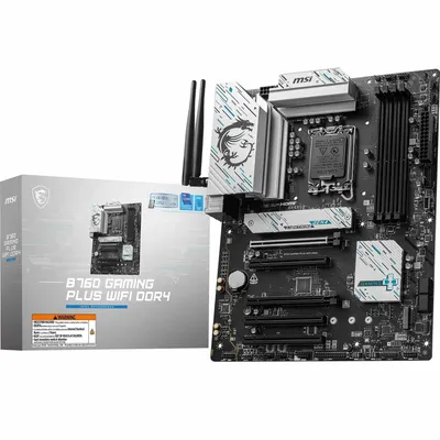 Immagine prodotto di MSI B760 GAMING PLUS WIFI DDR4 LGA1700 mATX MB 4xDDR4 4xSATA 2xM.2