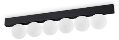 Produktbild von Zeitgenössische Deckenleuchte Ping Pong Metall Schwarz Led Integriert 18W 3000K Ip20