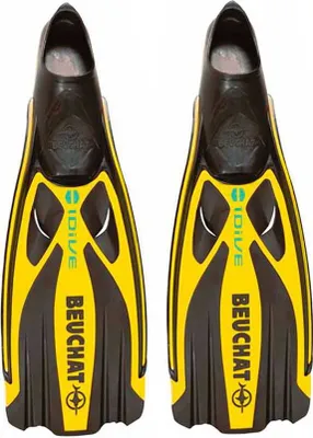 Image de Palmes de plongée Beuchat 1dive, jaune, taille 42-43, jaune, taille 42-43