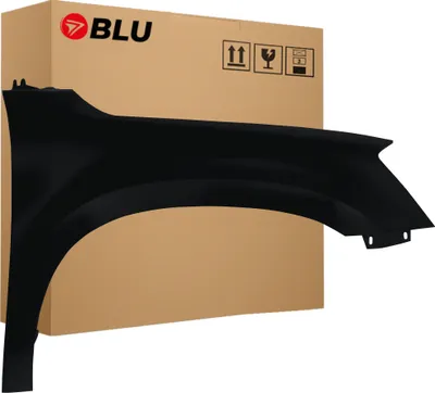 Zdjęcie produktu dla BLU Błotnik pasujący do Skoda Yeti 5L LF9R Prawy Czarny SchwarzMagie | 2009-2013 | Przedni Przód | Lakierowany | Gotowy do montażu | Stal