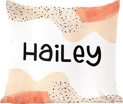 Produktbild von MuchoWow® Zierkissen Sofakissen Wohnzimmer Dekokissen 50x50 cm Hailey - Pastell - Mädchen - Komfort - Sofakissen