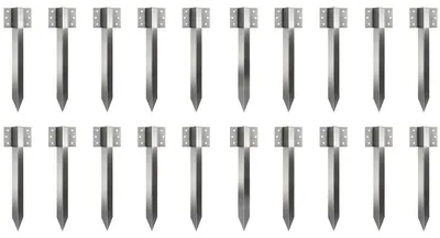 Productafbeelding van Outsunny tuindecoraties voor spoorwegen, dwarsliggerhouders, 20 stuks