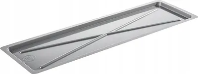 Produktbild von Abtropfschale für Geschirrabtropfer, Kunststoff Silber, 75 x 22,5 cm, 1 Stück
