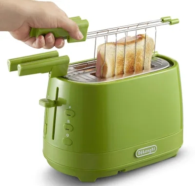 Immagine prodotto di De Longhi CTLAP2203.GR Tostapane 2 Fette Verde 550 W