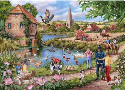 Obrázek produktu pro House of Puzzles Puzzle Psí pádlo 1000 dílků