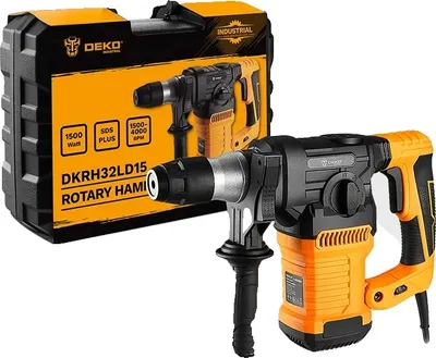 Obrázek produktu pro Multifunkční příklepová vrtačka, výkon 1500 W, nastavitelná energie příklepu, DKRH32LD15