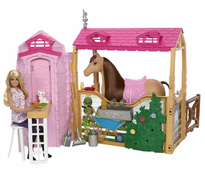 Produktbild von Barbie Mysteries: Die große Pferdejagd - Ultimativer Pferdestall (mit Puppe, Spielzeugpferd und Zubehör)