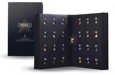 Produktbild von Adventskalender 2025 - Weihnachtskalender mit Nussmix - Handgemacht - Edelstahlverpackung
