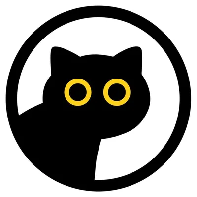 Obrázok produktu pre Samolepka na auto, tvarom mačky, čierna farba, žlté oči, vyrobená z PVC, odolná voči poveternostným vplyvom a oderu