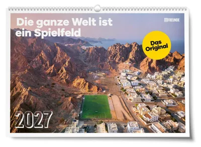 Image de Calendrier mural 2027 - Format 60x42 cm, avec 12 illustrations photographiques pour les fans de football