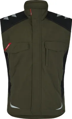 Produktbild von F. Engel Galaxy Serviceweste, Forest Green/Schwarz, Gr. 5XL