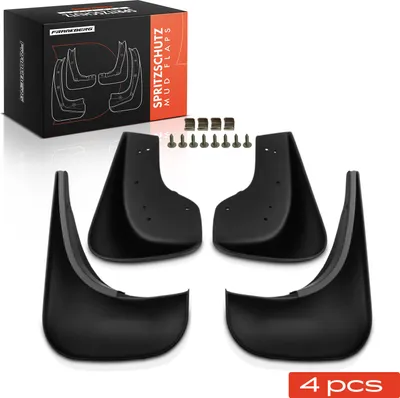 Produktbild von Frankberg 4x Spritzschutz Schmutzfänger Vorne und Hinten für VW Touran 1T1 1T2 1T3 2003-2015