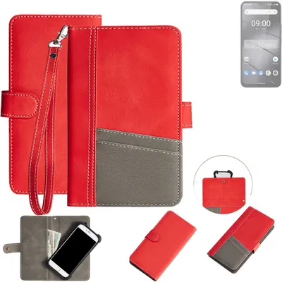Produktbild von K-S-Trade Handy Schutzhülle für Gigaset GS5 Hülle Portemonnee Brieftasche Klapphülle Kartenfächer Flip Wallet Case Etui