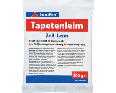 Produktbild von Tapetenleim Baufan 200 g