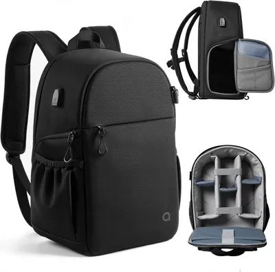Immagine prodotto di Zaino impermeabile per fotocamere DSLR e laptop, con supporto per treppiede