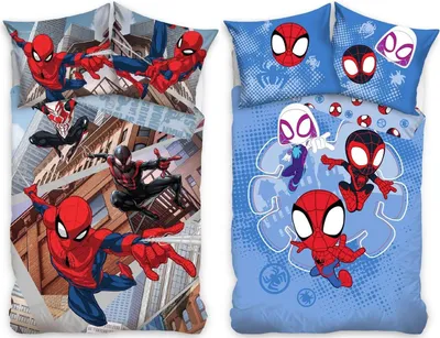 Produktbild von Spiderman & Spidey - 2 x Bettwäsche-Set Doppelpack, 135x200 & 80x80