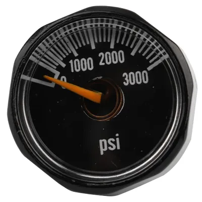 Obrázok produktu pre 1/8NPT presný ventil Mini manometer Mikromanometer na meranie oxidu uhličitého (3000 PSI)