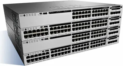 Produktbild von Cisco Catalyst WS-C3850-24P-E, Managed, Power over Ethernet (PoE)