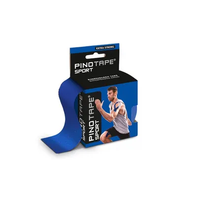 Produktbild von Pinotape Sport Kinesiologie Tape Dunkelblau 5 cm x 5 m
