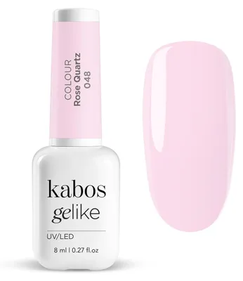 Zdjęcie produktu dla Lakier hybrydowy UV Kabos Gelike 048 Rose Quartz 8 ml