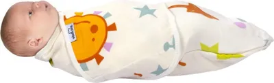 Produktbild von Sevibaby Baby Wickeltuch  Baumwolle Winnie Pucktuch Mulltuch Swaddle Schlafsack 306-61 Sonne